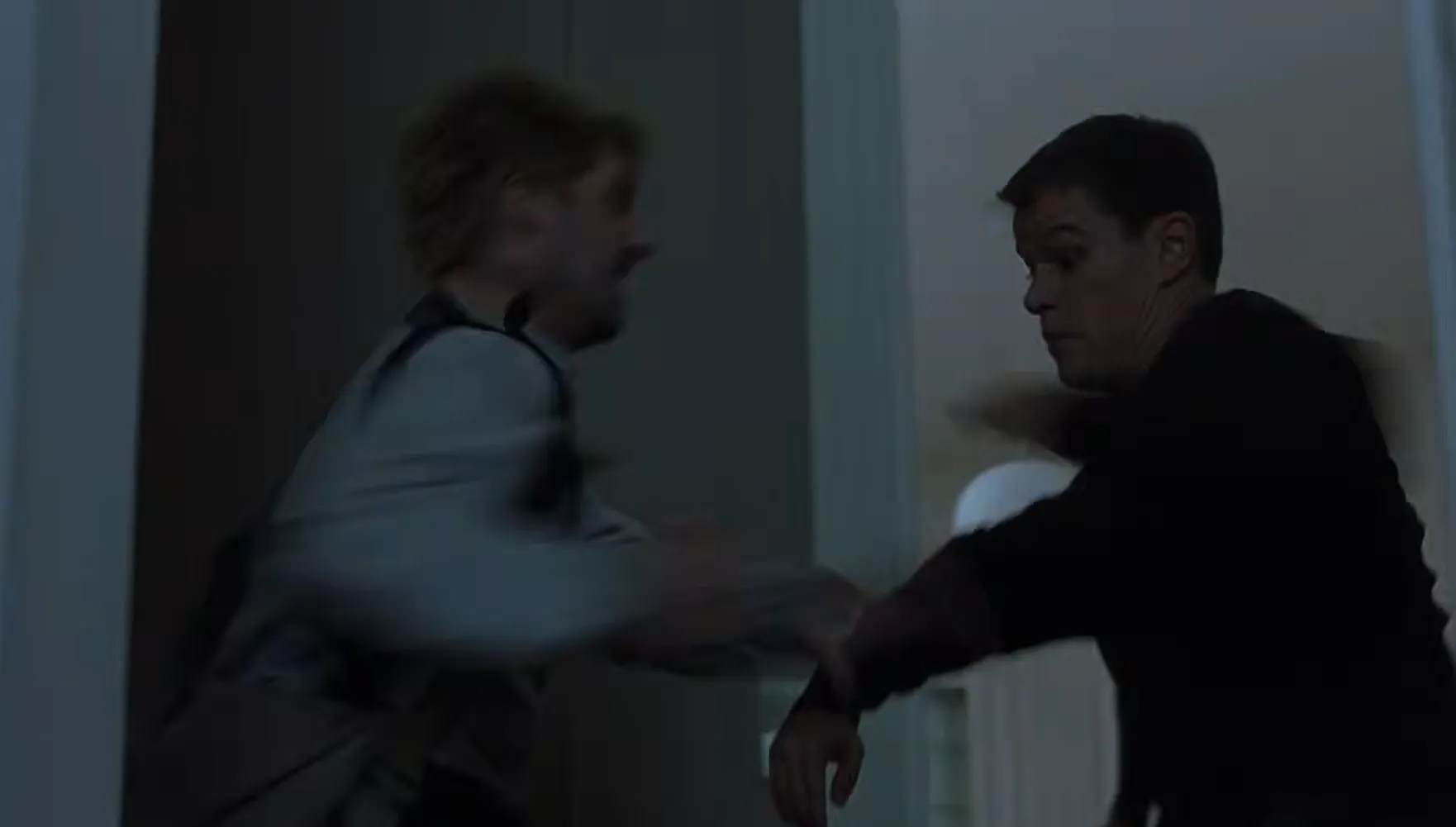 An image from The Bourne Identity, showcasing the shaky camera style
